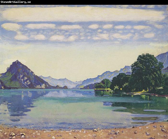 Ferdinand Hodler Der Thunersee von Lessigen aus